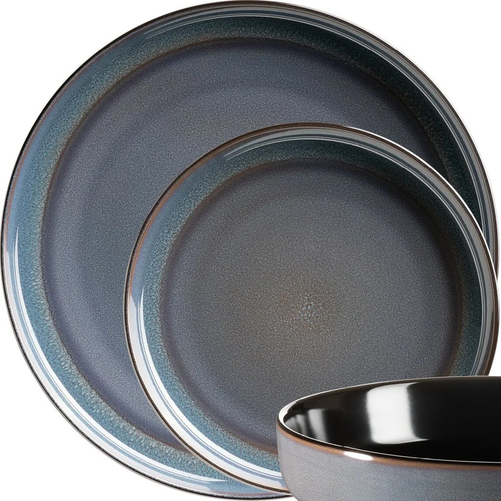 Mäser 10-dielna jedálenská súprava ALENIA, modrá