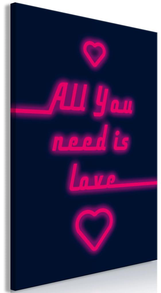 Artgeist Obraz - All You Need Is Love (1 Part) Vertical Veľkosť: 20x30, Verzia: Standard