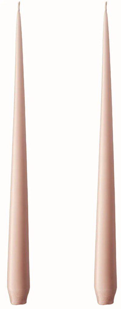 ester & erik Sviečka Taper 32 cm – 20 Rosy Caramel – sada 2 ks