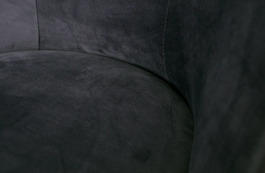 BePureHome Vogue zamatové dizajnové kreslo - Svetlozelená