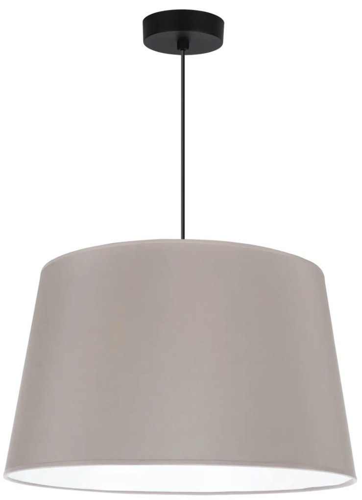 Závesné svietidlo Gaja, 1x béžové textilné tienidlo, (fi 44cm), b