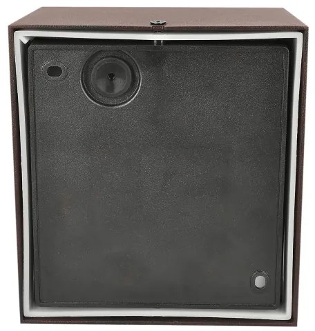 Brilagi-LED Vonkajšie nástenné svietidlo so senzorom TERNI LED/12W/230V hnedé IP44