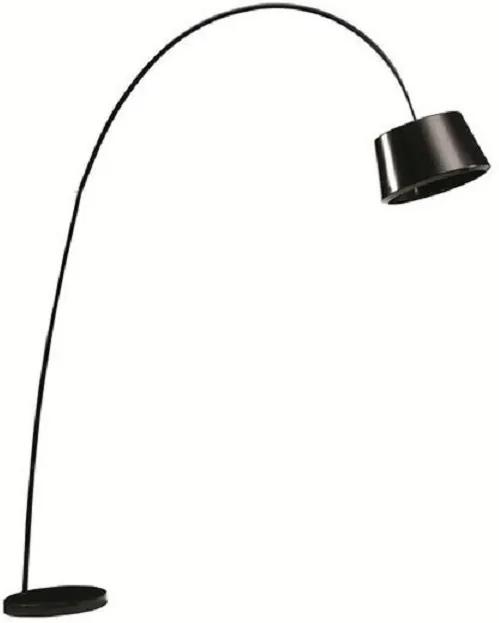 Tempo Kondela Stojacia lampa, čierny hliník/mramor, CINDA Typ 18