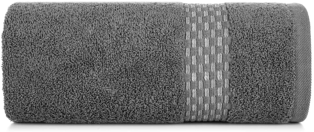 BAVLNENÝ UTERÁK RIVA 70X140 CM SIVÁ