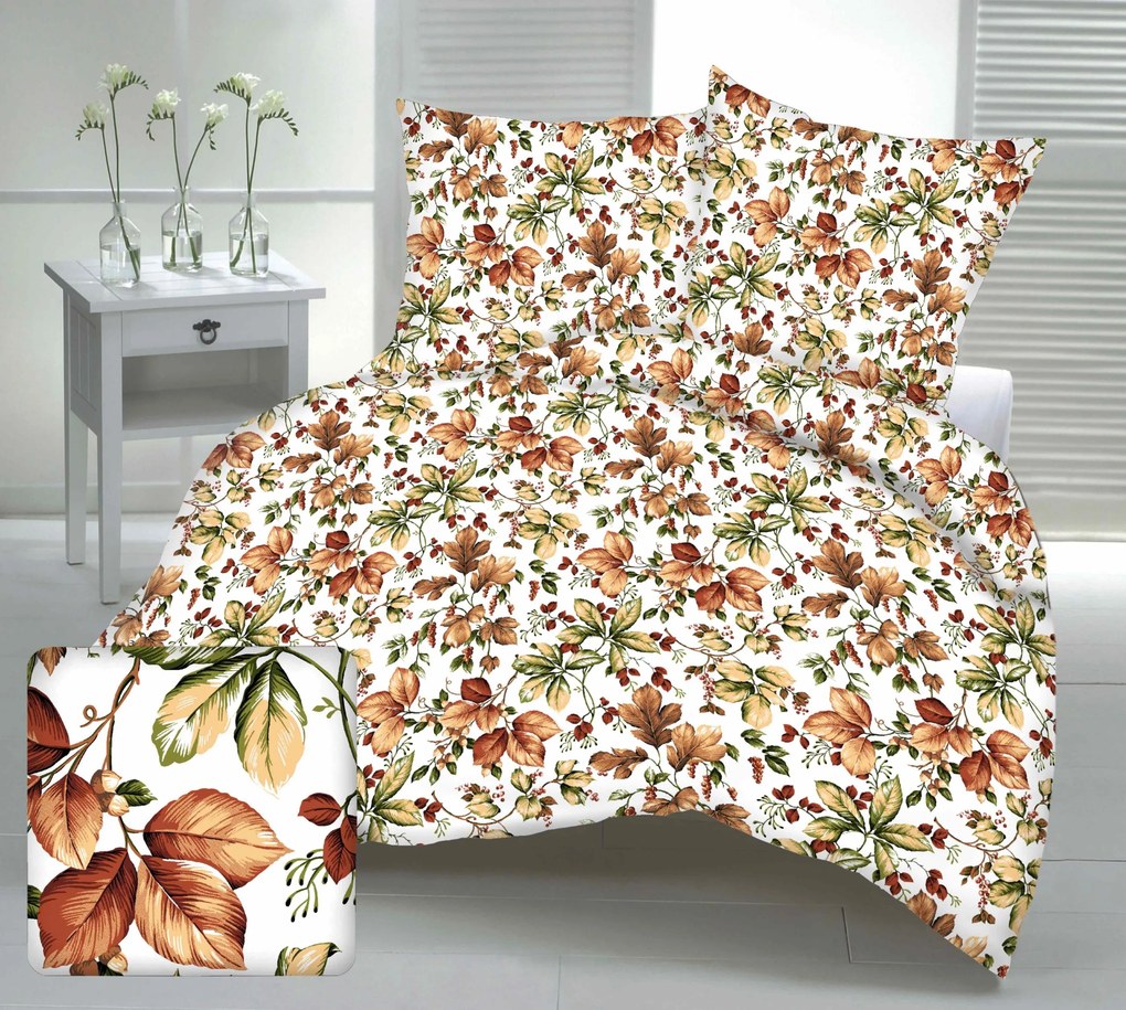 Obliečky krepové Arizona TiaHome - 1x Vankúš 90x70cm, 1x Paplón 140x200cm