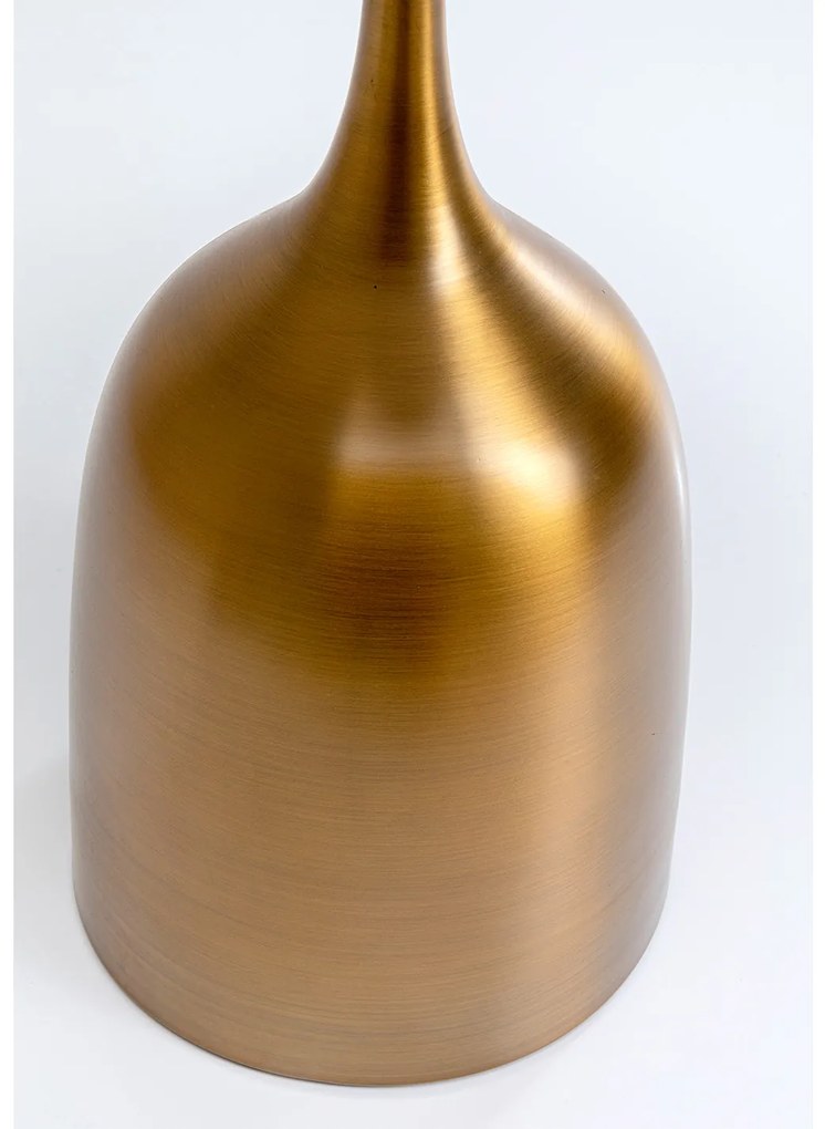 Nube príručný stolík bielo-zlatý Ø45 cm