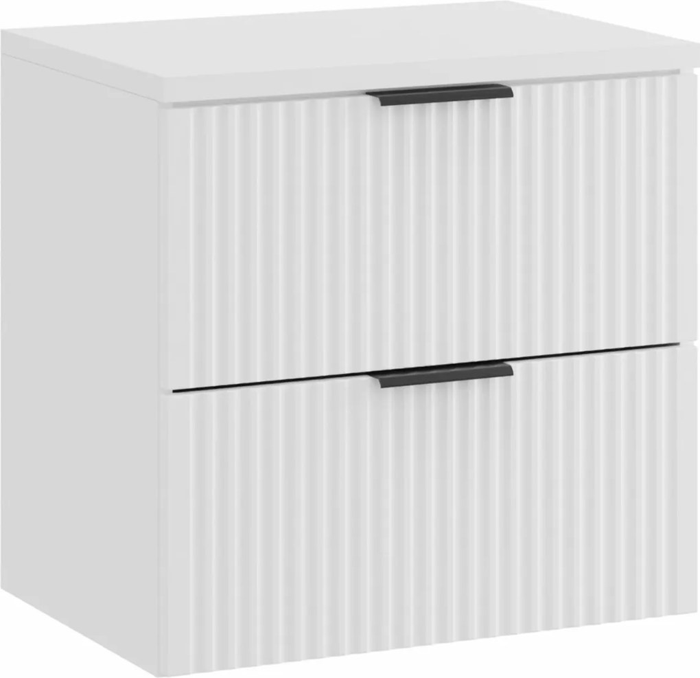 Comad Kúpeľňová skrinka pod doskové umývadlo Adel White SET-ADW B 60 biela