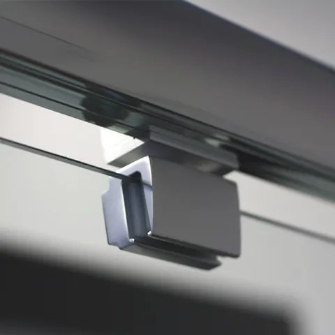 Roltechnik Outlet Sprchový kút obdĺžnik MDO1+MB - otváracie dvere a pevná stena - bez vaničky ROTH-Variant: šírka dverí: 100 cm, šírka pevnej steny: …