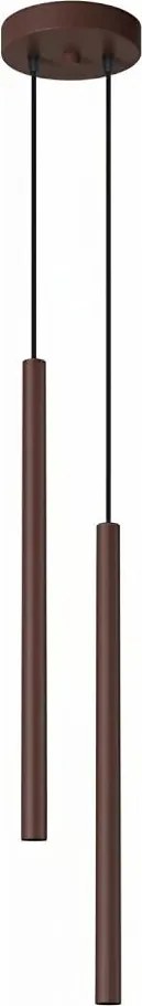 Sollux SL.2146 - Luster na lankách PASTELO 2xG9/8W/230V hnedá