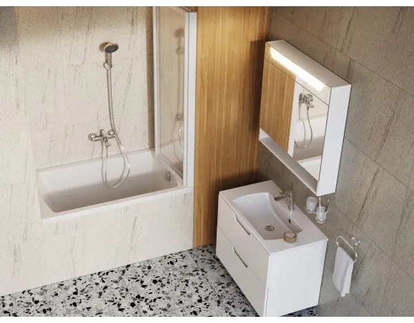 Ravak CC11000000 - Vaňa CLASSIC 120x70 cm akrylát/biela