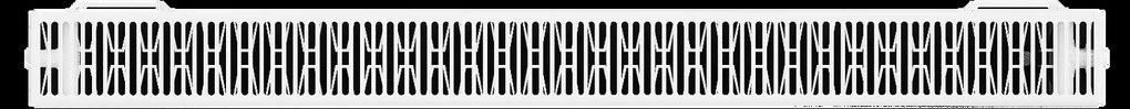 Mexen, Panelový radiátor Mexen C22 600 x 600 mm, bočné pripojenie, 992 W, biely - W422-060-060-00
