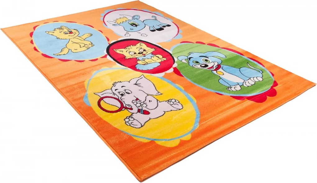 TA Koberec A660A ORANŽOVÝ KINDER CFV Rozmer: 240x330 cm