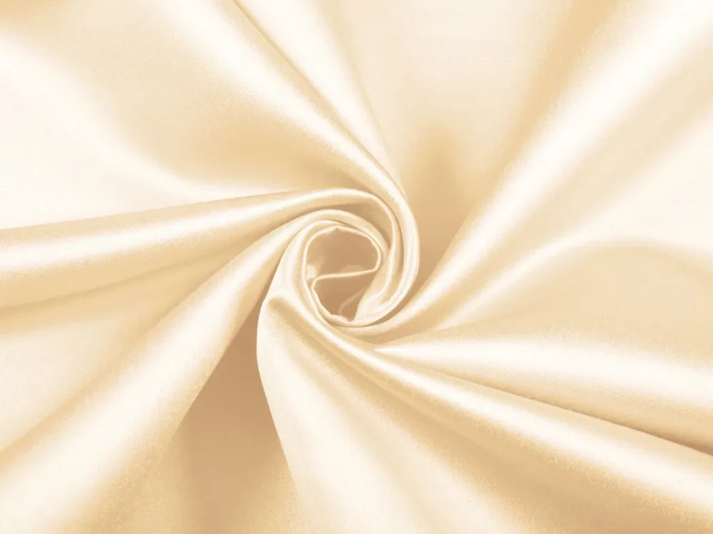 Biante Saténový záves LUX-L057 Béžový 140x250 cm