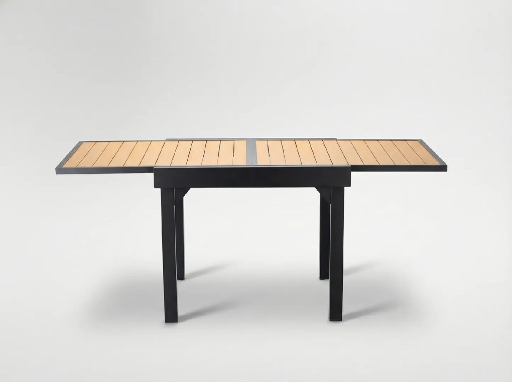 Garden Line ALEX HLINÍKOVÝ SKLADACÍ STÔL 90/180 x 90 x 75,5 CM