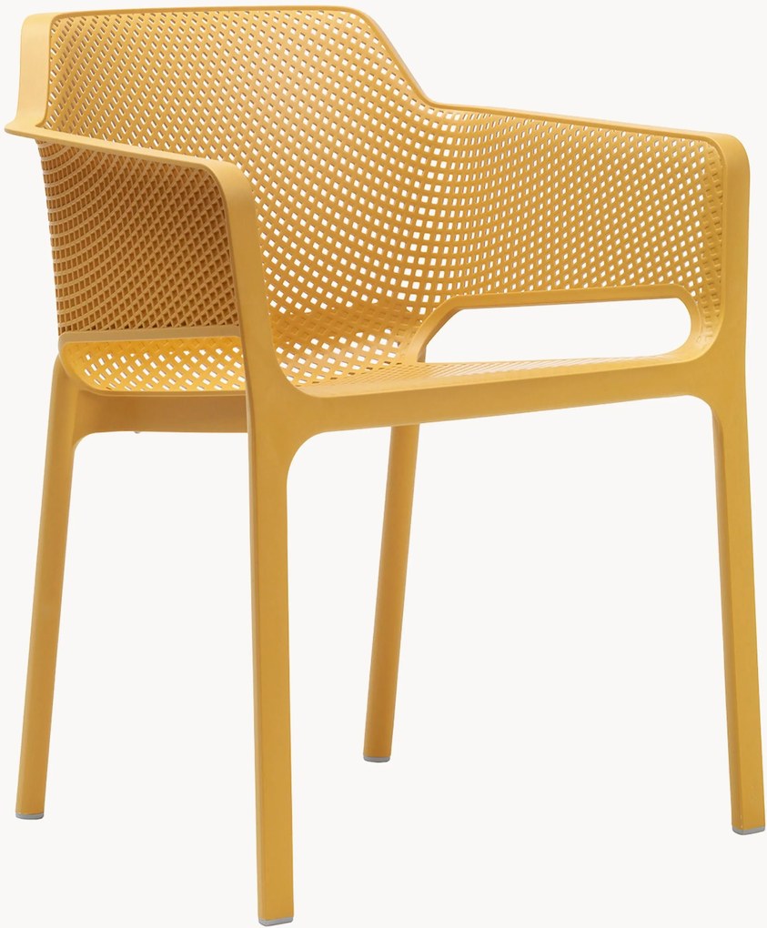 Stohovateľná záhradná stolička's opierkami Net