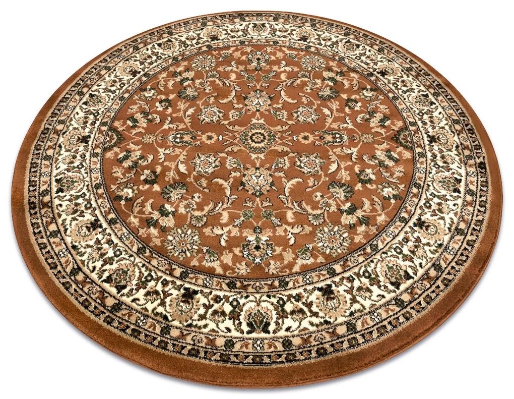 Okrúhly koberec ROYAL ADR vzor 1745 hnedá