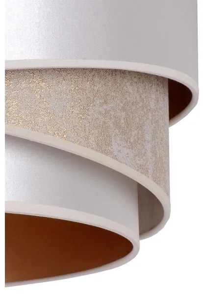 Duolla - Luster na lanku KOBO 1xE27/15W/230V pr. 45 cm strieborná/zlatá