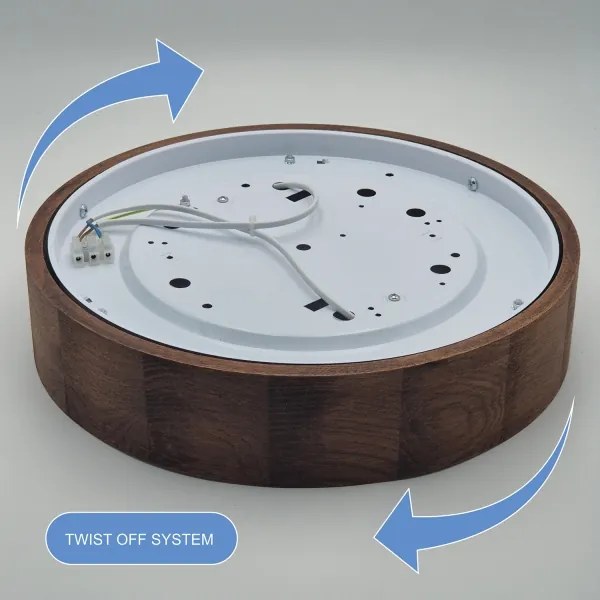 Brilagi - LED Stropné svietidlo CARVALHO 2xE27/60W/230V dub čerešňa pr. 37 cm