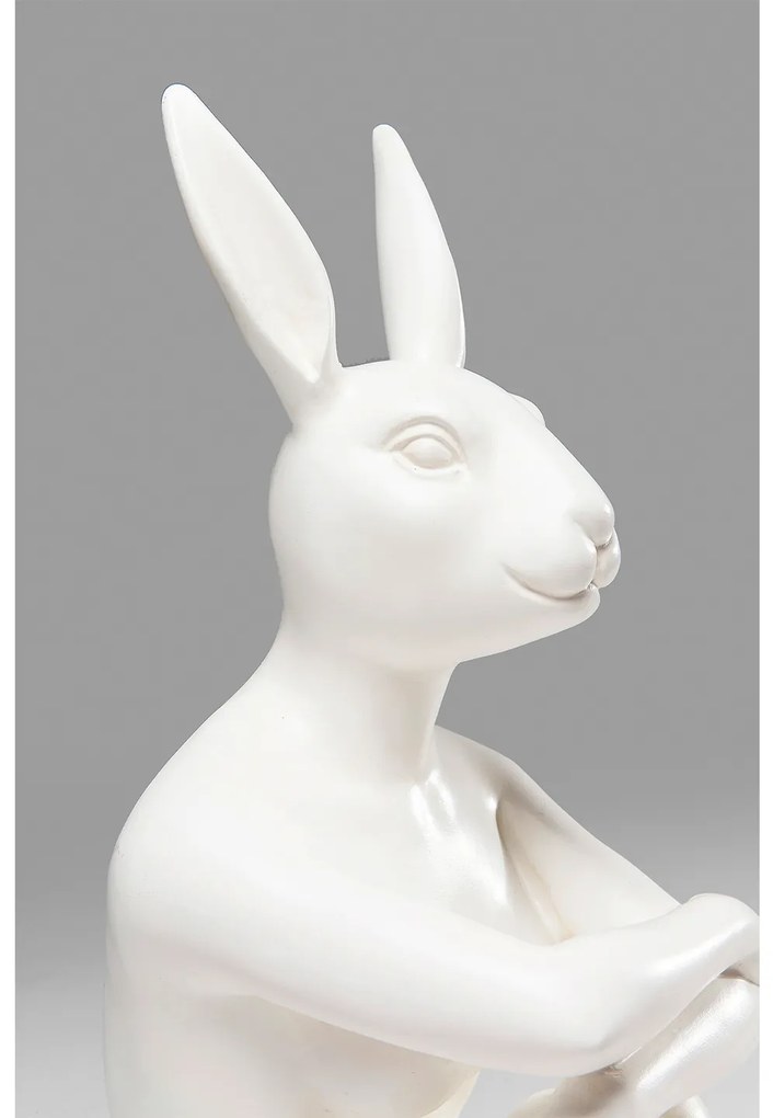 Gangster Rabbit dekorácia biela