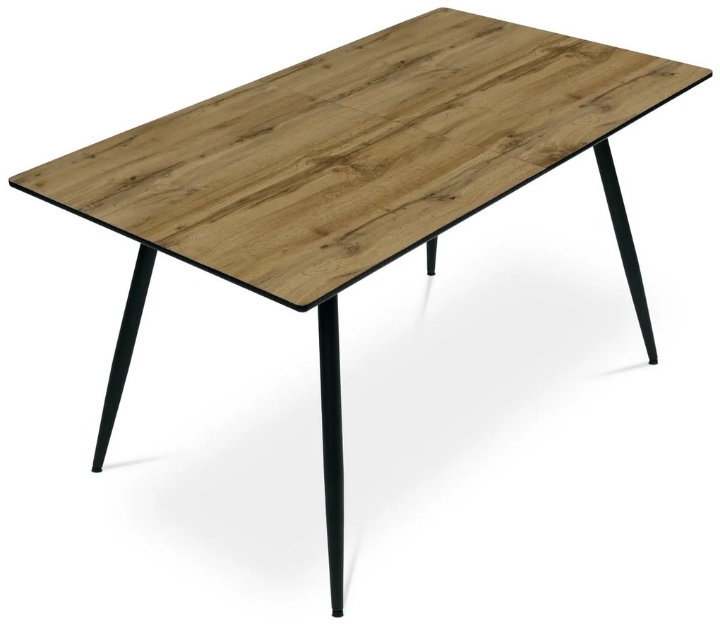 Rozkladací jedálenský stôl 140-180 x 80 cm, dub