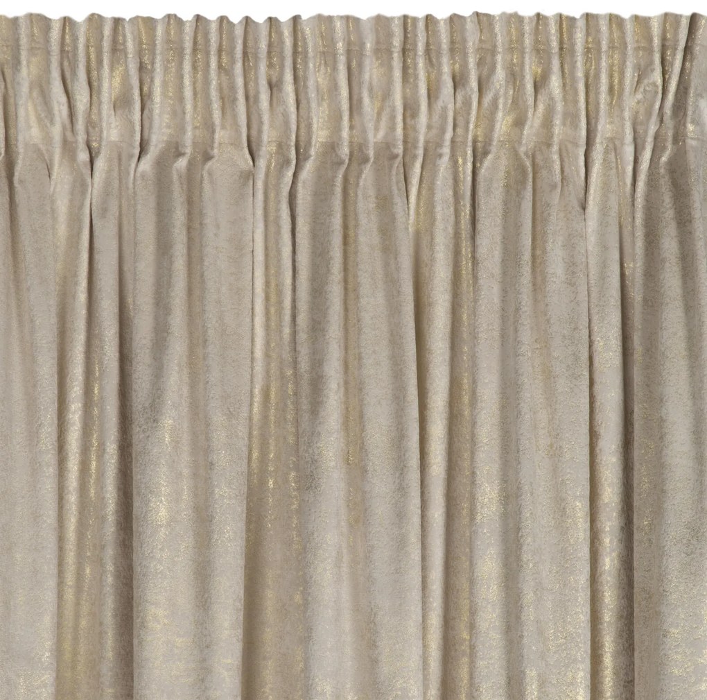 EUROFIRANY ZATEMŇOVACÍ ZÁVES NA PÁSKE AVENA 135X270 CM VZOROVANÁ