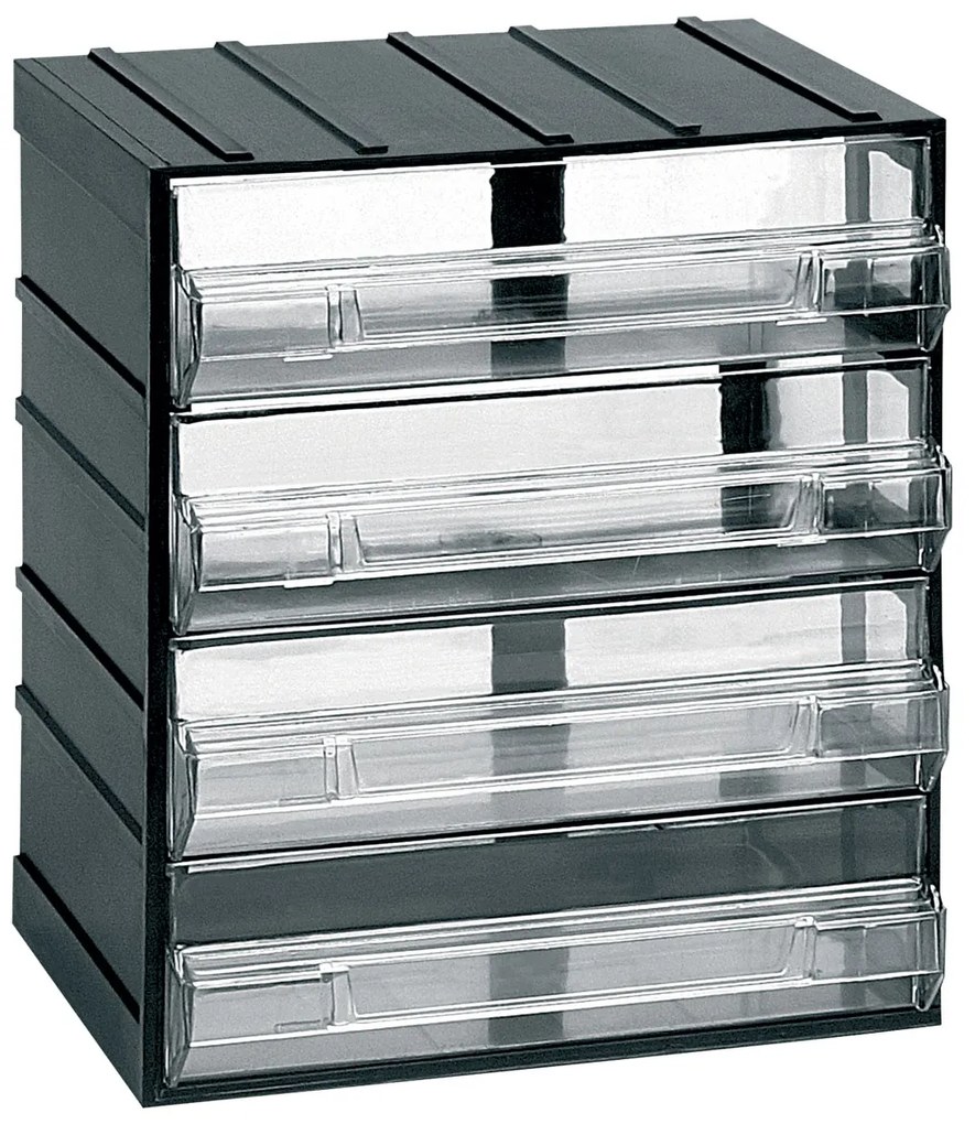 ARTPLAST Organizér 514T 192 x P 148 x H 230 mm s 4 priehľadnými zásuvkami