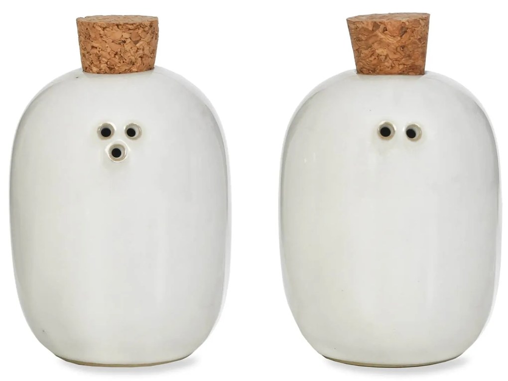 Garden Trading Set soľničky a koreničky Ithaca White
