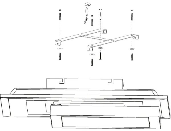 Eglo 99312 - LED RGB Stmievateľné stropné svietidlo SAVATAEILA-C LED/20W/230V