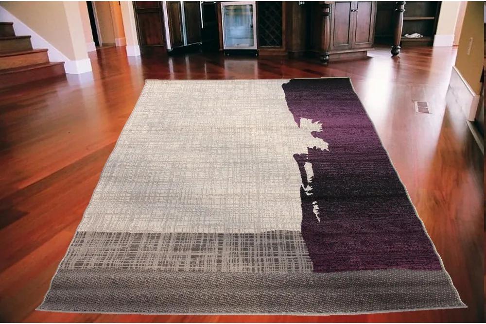 Kusový koberec PP Shad fialový, Velikosti 190x280cm