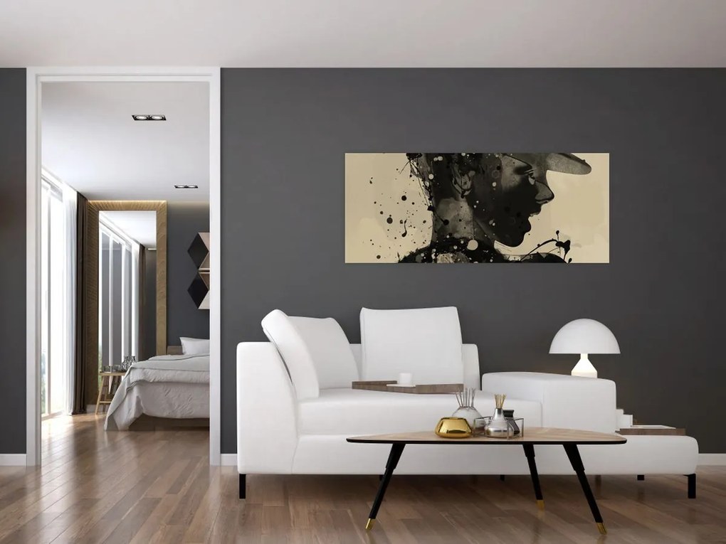 Obraz - Jazz woman (120x50 cm)