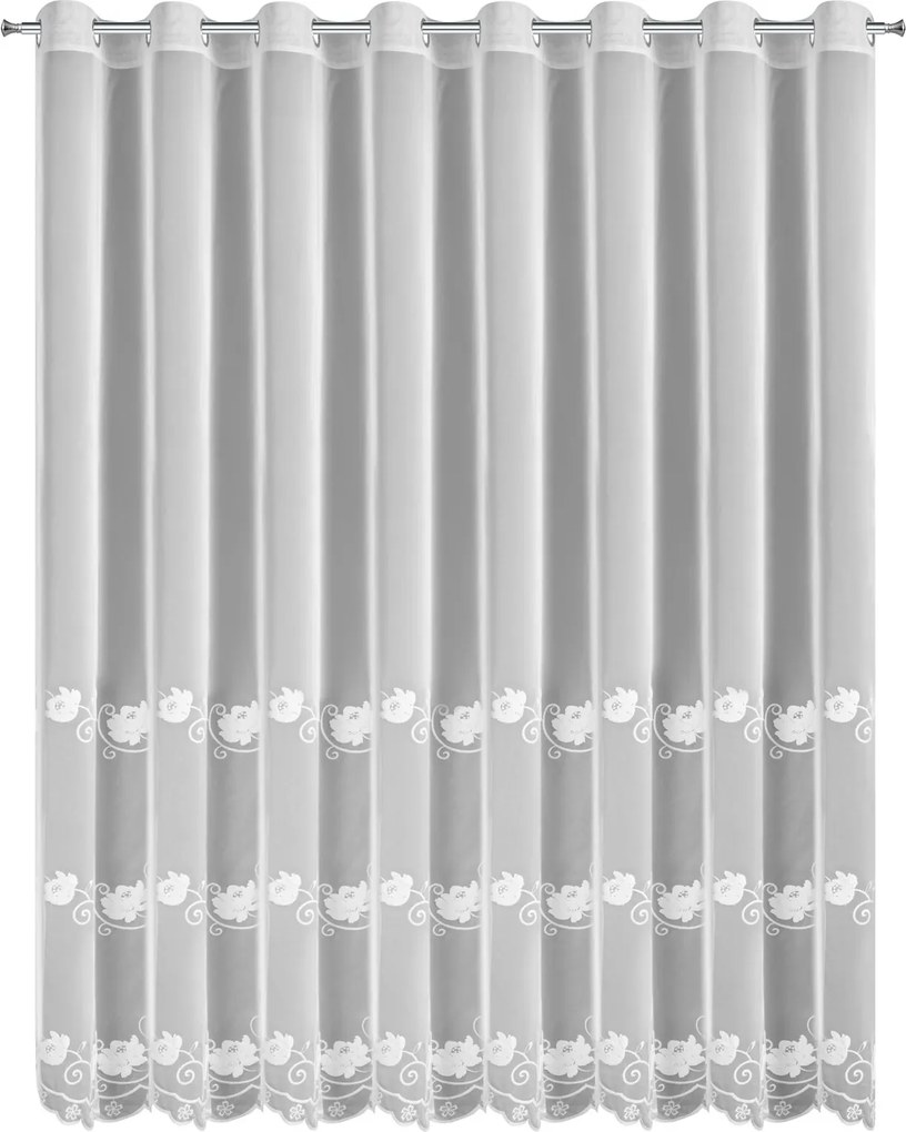 ZÁCLONA NA KRÚŽKOCH LETI 350X250 CM KVETY