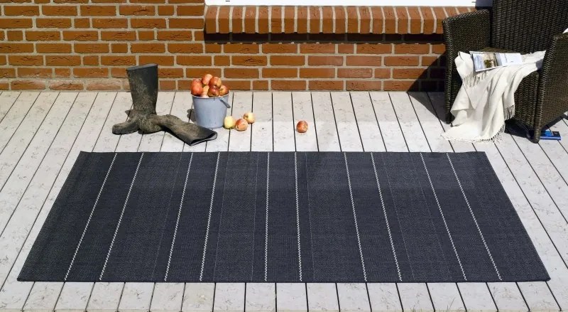 Hanse Home Collection koberce Kusový koberec Sunshine 102030 Schwarz – na von aj na doma - 80x200 cm