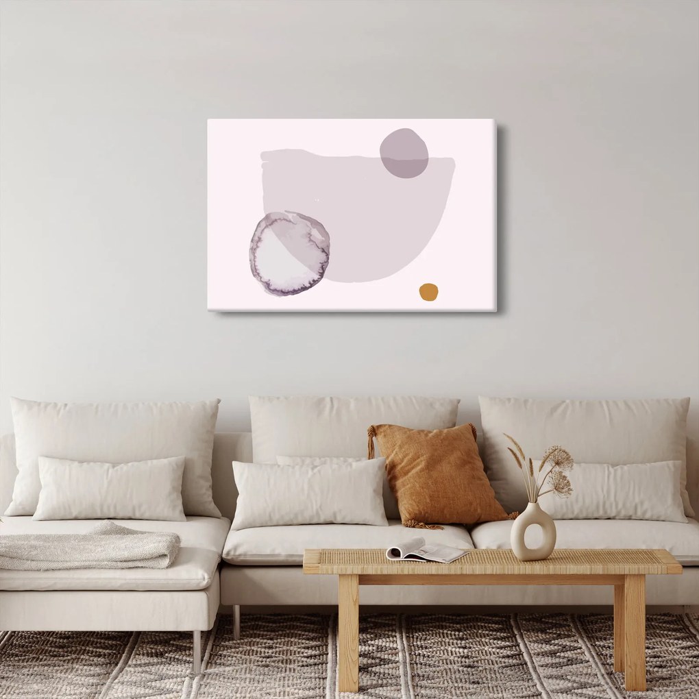 Obraz - Fialový minimalizmus N⁰2 (90x60 cm)