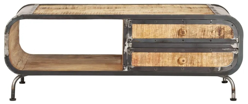 vidaXL Konferenčný stolík 100x50x35 cm masívne mangovníkové drevo