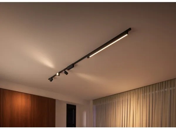 Philips-SADA 4xLED RGB Stmievateľné svietidlo do lištového systému Hue LED RGB/44,6W/230V