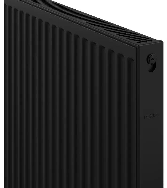 Mexen, Panelový radiátor Mexen C11 300 x 1200 mm, bočné pripojenie, 587 W, čierny - W411-030-120-70