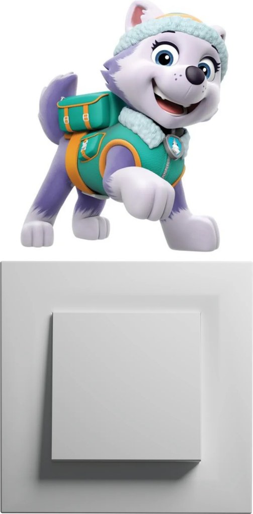 PIPPER. PAW Patrol - Everest - nálepka nad vypínač