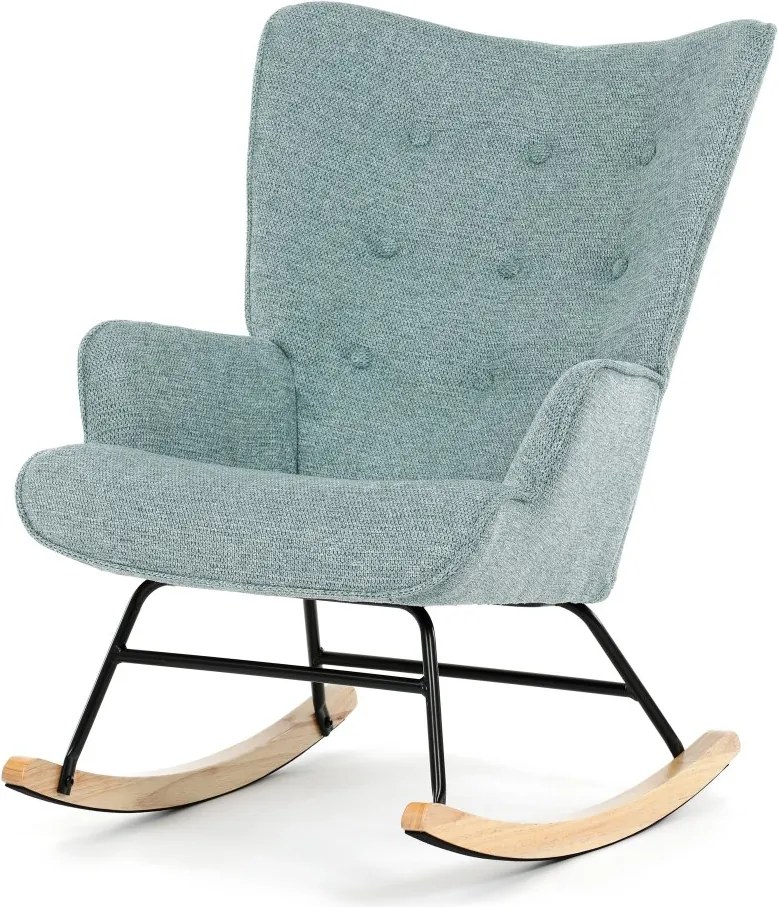 Hojdacie kreslo FABIAN — látka, modrá