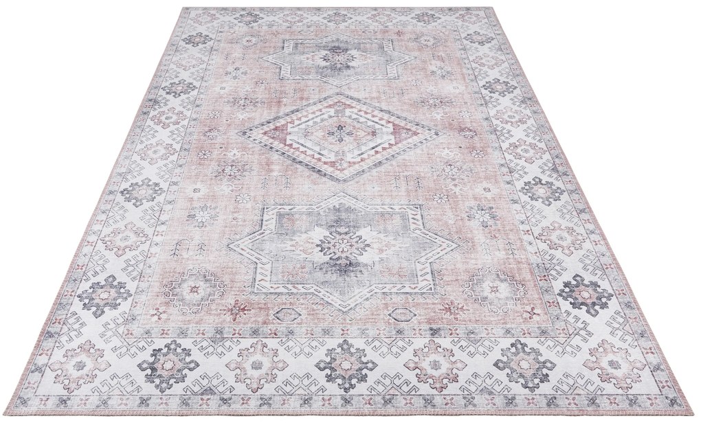 Nouristan - Hanse Home koberce Kusový koberec Asmar 104009 Old / Pink - 120x160 cm