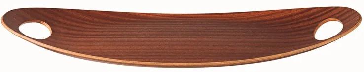 Podnos drevený oválny 45x28 cm z dreva v hnedej farbe, ASA Selection, drevo, 45 x 28 cm, hnedá