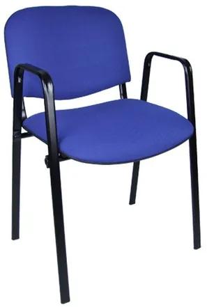 Konferenčná stolička ISO s područkami C4 – béžová/hnedá