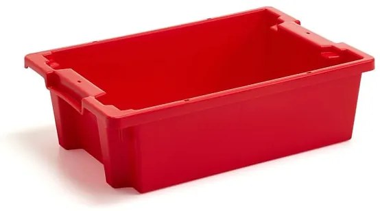 Plastová prepravka SPENCE, stohovateľná, 600x400x180 mm, 30 L, čeverná