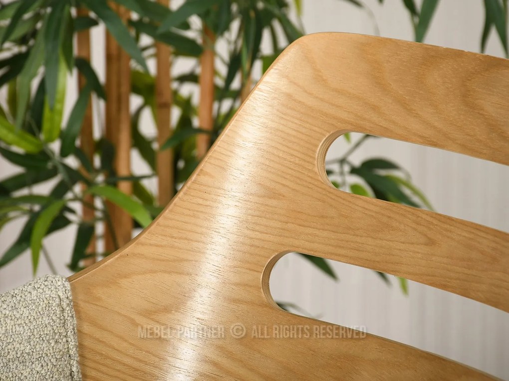 Stolička Theo K (béžová + dub). Akcia -17%. Vlastná spoľahlivá doprava až k Vám domov. 1111280