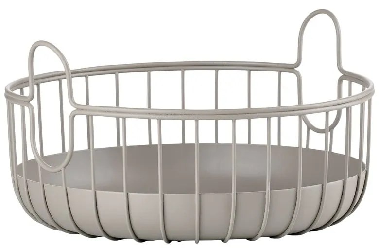 Drôtený kovový košík ø 22x8 cm Inu – Zone