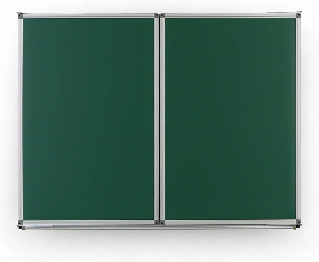 Roztváracia zelená keramická tabuľa pre popis kriedou, magnetická, 3000 x 1000 mm