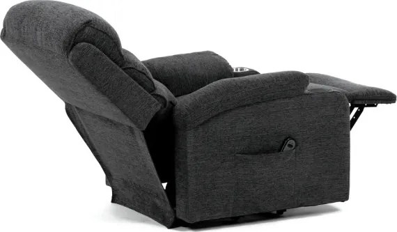 Polohovacie kreslo sivé, elektrické TV-S8348 GREY2