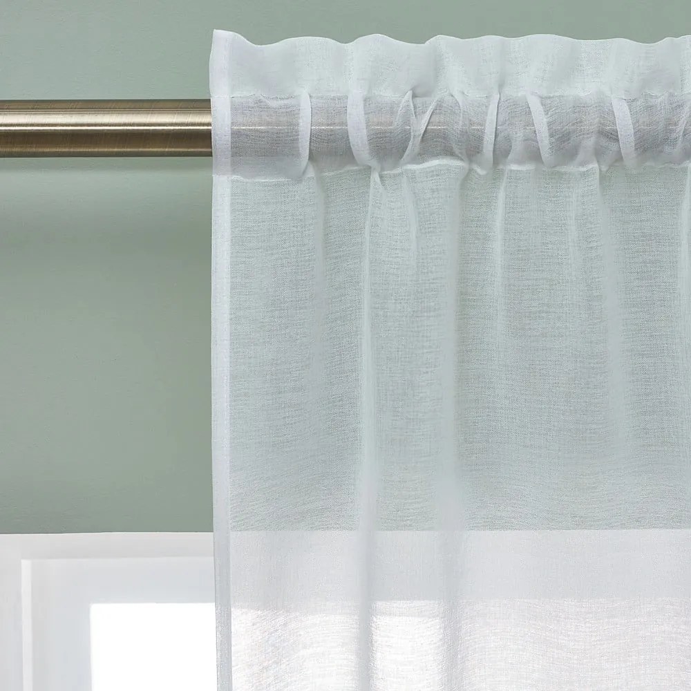 Biela voálová záclona 140x229 cm Countryside Floral – Catherine Lansfield