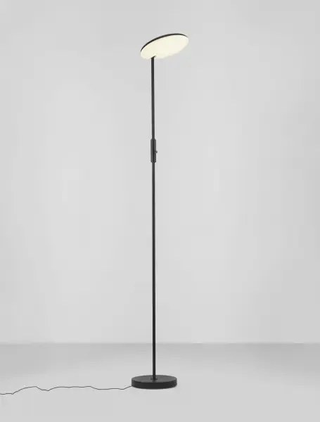 LED stmievateľná čierna stojaca lampa Notos