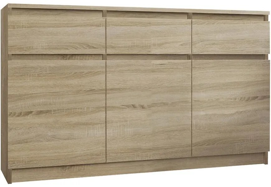 Komoda 3D3S Merg sonoma
