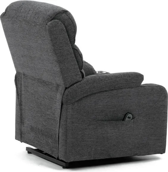 Polohovacie kreslo sivé, elektrické TV-S8348 GREY2
